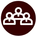 Medical billing support team icon for staff training assistance.