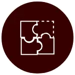 Gear icon representing customized provider enrollment and credentialing services