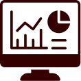 Data insights and analysis icon for claim status